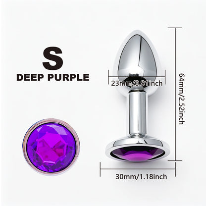 Metal Anal Plug Set 5 Size Butt Plug Sex Toy for Couples Adult Game Masturbator Anus Stimulation Toys for Women And Men