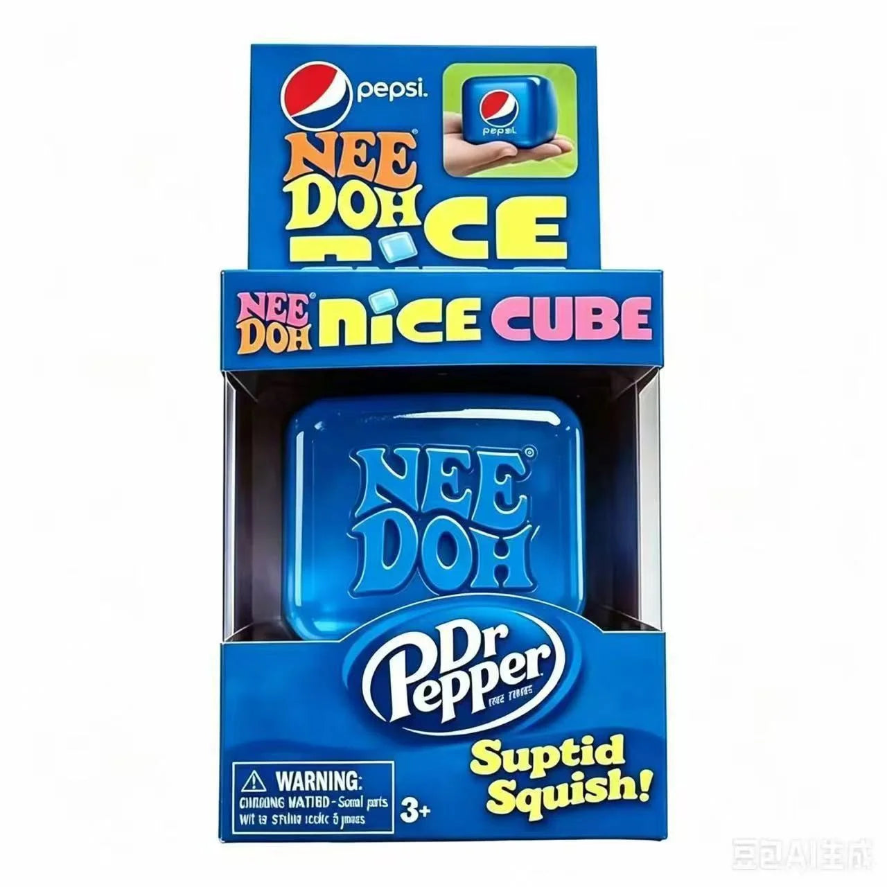 @Schylling Needoh Nice Cube Sensory Nice-Sicle Stress Relief Squishy Cube Anti-Anxiety Squeeze Object For Focus ADHD Population