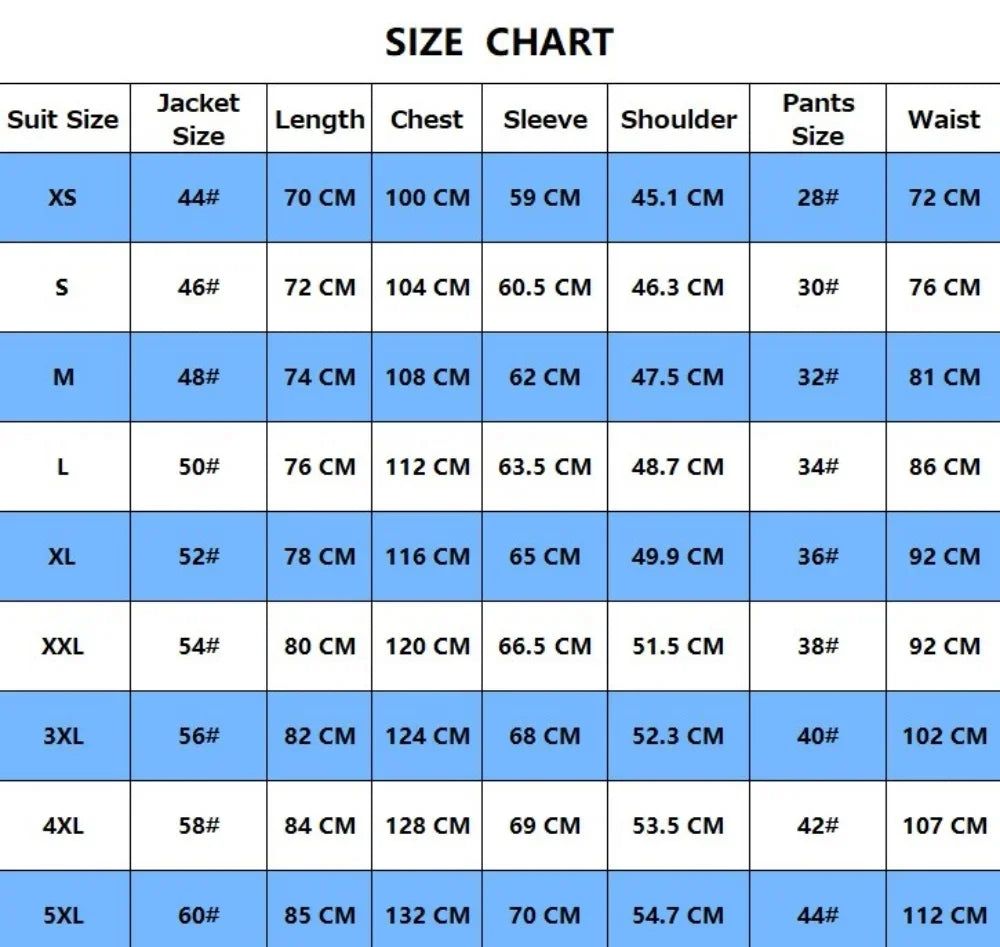 Formal Double-Breasted Men's Suit Set 2PCS For Wedding Classic Crystal Groom Suit Party Suit Blazers Pants Exquisite Men's Suit