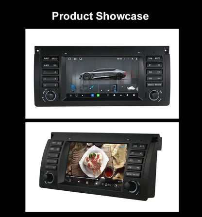 For BMW 5 Series E38 E39 and BMW X5 E53 Car Multimedia Display 7" Touch Screen  GPS Navigation Reverse View Bluetooth FM Radio