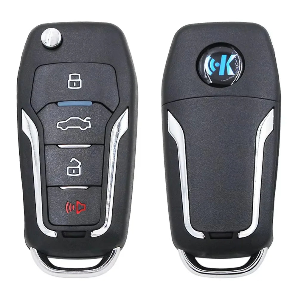1pcs Keydiy B12 Multifunction Universal Remote Key KD 4 Buttons Car Remote Key for KD-x2 KD900 KD Mini  for Ford Style Car Key