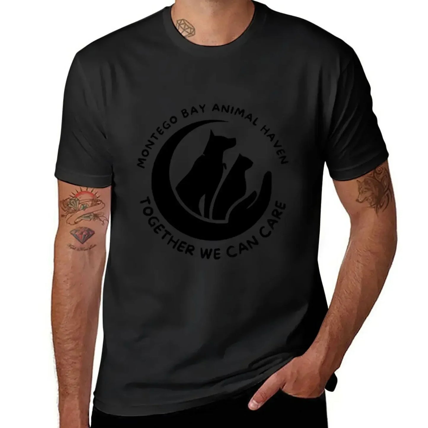 Together we can care T-Shirt oversizeds Short sleeve tee Men's t-shirt