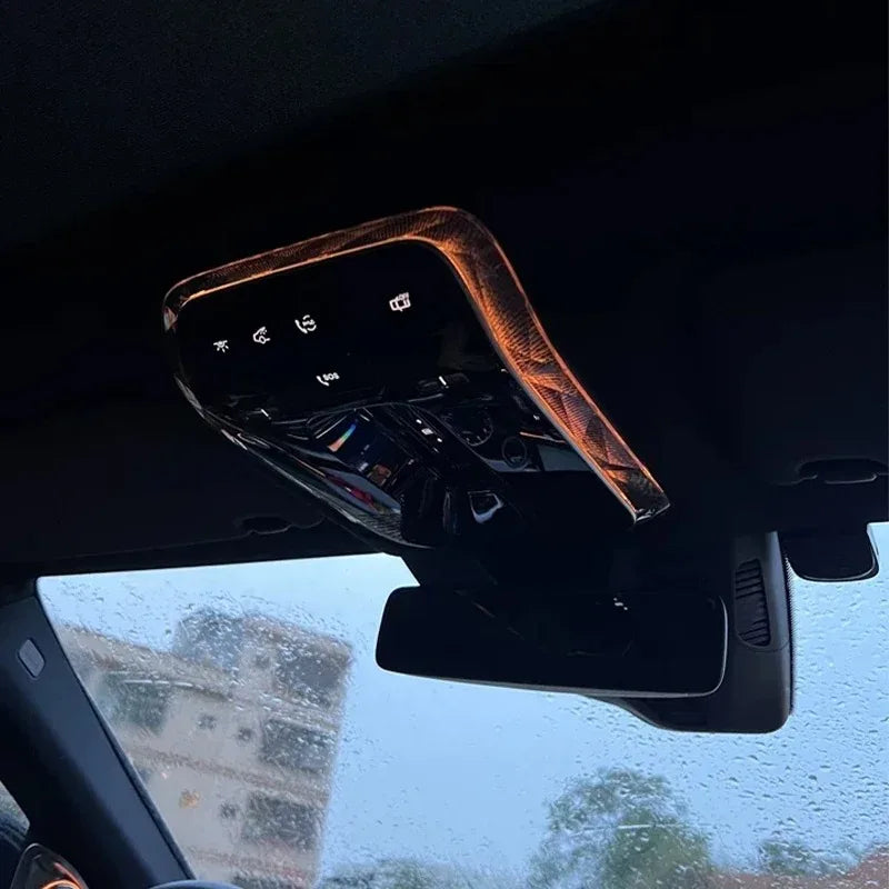 For Mercedes-Benz E-Class W214 S214 2024 car roof reading light transparent decorative frame car interior modification parts