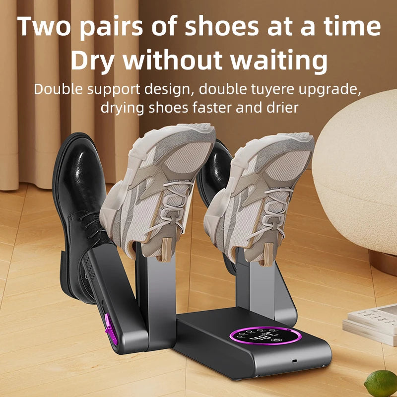2026 Intelligent Electric Shoe Dryer Timer Adjustable Dryer Quick Drying Deodorizing Sterilizing Shoe Dryer Shoe Warmer Heater