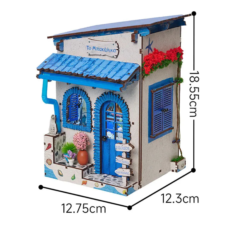 DIY Wooden Miniature Doll House Model Kits 3D Puzzle Dollhouse With Furniture for Friends Birthday Gifts Home Decoration Crafts