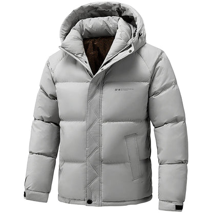 Winter Down Cotton Jacket Men's New Thickened Warm Parka Jackets Loose Casual Hooded Parkas Jacket Men's Windproof Puffer Coat
