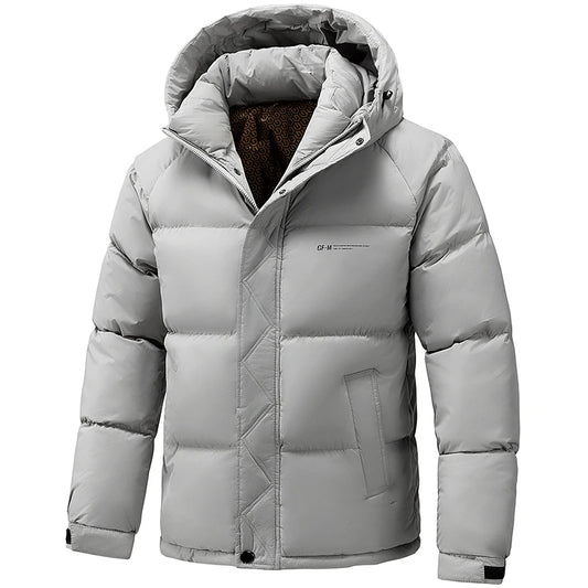 Winter Down Cotton Jacket Men's New Thickened Warm Parka Jackets Loose Casual Hooded Parkas Jacket Men's Windproof Puffer Coat