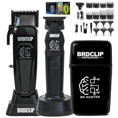 BRD 106 617 609 Professional Electric Hair Clipper Hair Trimmer DLC Blade with Base 7500RPM 7000RPM 7000RPM Barber Set BRDCLIP