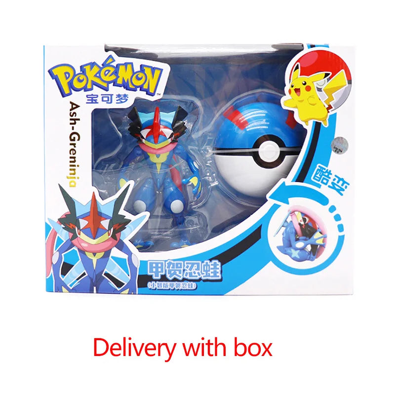 Pokemon Figure ball transform Action Gyarados Charizard Venusaur Blastoise Mewtwo Pikachu Mew Snorlax Poke ball Pokeball gift