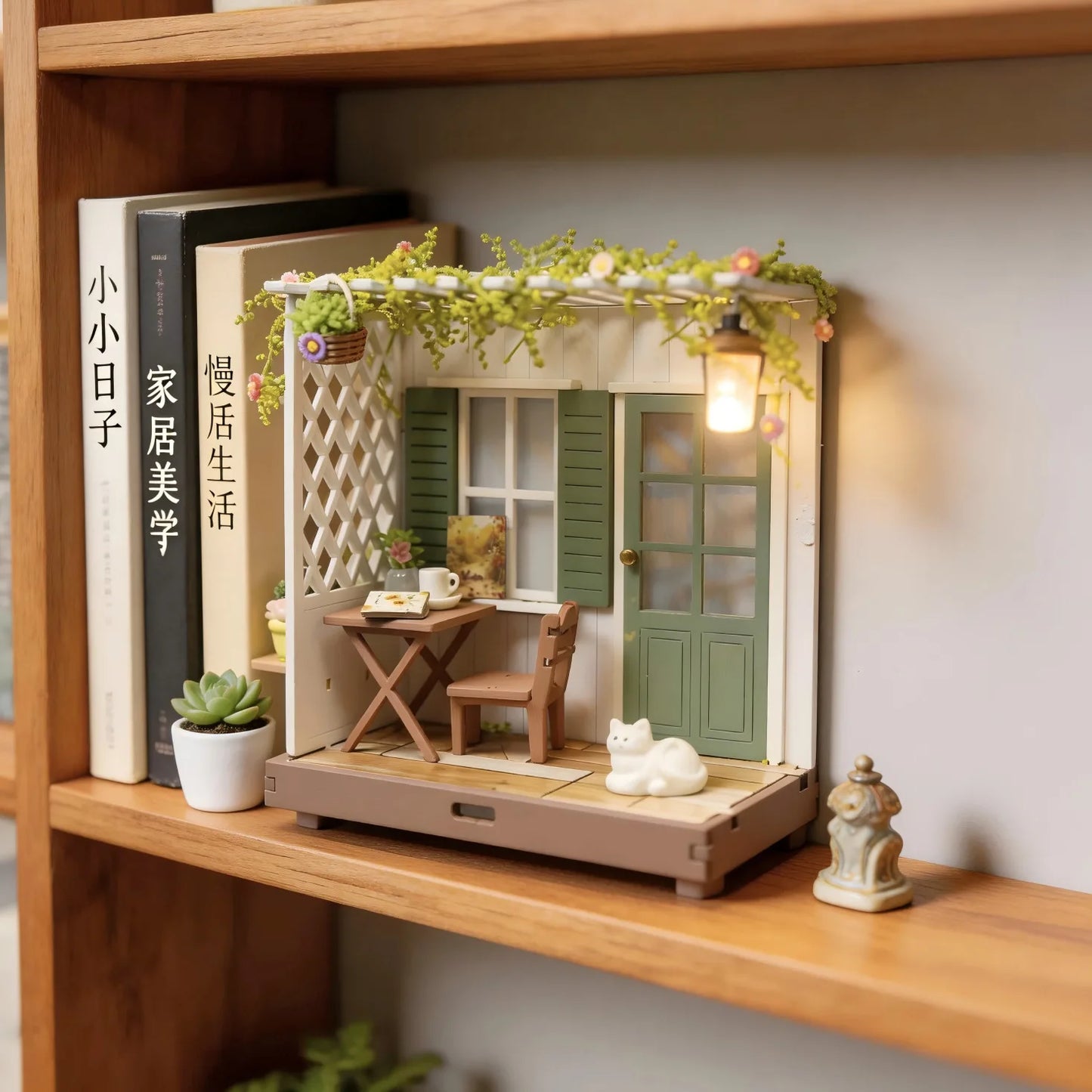 DIY Wooden Hut Model Fridge Magnet Pastoral Style 3D Stereo Wall Decor Hand Assembled Block Assembly Home Decor For Craft Lovers