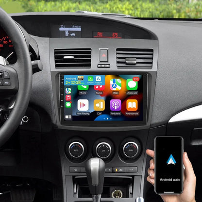 Android 15 Car Stereo GPS Navigation Head Unit for Mazda 3 BL 2009-2013 with Carplay Android Auto 9in Car 2+32G Multimedia
