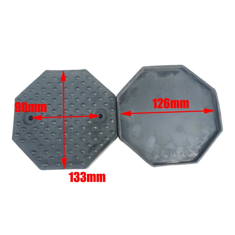 Heavy Duty Rubber Lifting Arm Pads Car Lift Accessories for Auto Lift Hoist Spareparts Consumab Universal 4Pcs Octagon 135*10mm