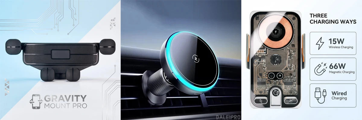 For Mazda CX60 CX80 CX-60 CX-80 Car Phone Holder Wireless Charger Magsafe Holder Auto Clamping Strong Magnet Mazda Accessories