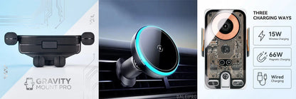 For Mazda CX60 CX80 CX-60 CX-80 Car Phone Holder Wireless Charger Magsafe Holder Auto Clamping Strong Magnet Mazda Accessories