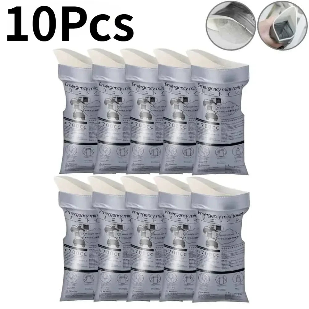 Car Emergency Urine Bag 700ML Outdoor Disposable Travel Mobile Toilet Traffic Jam Portable Unisex Urinal Bag Baby Vomiting Bags