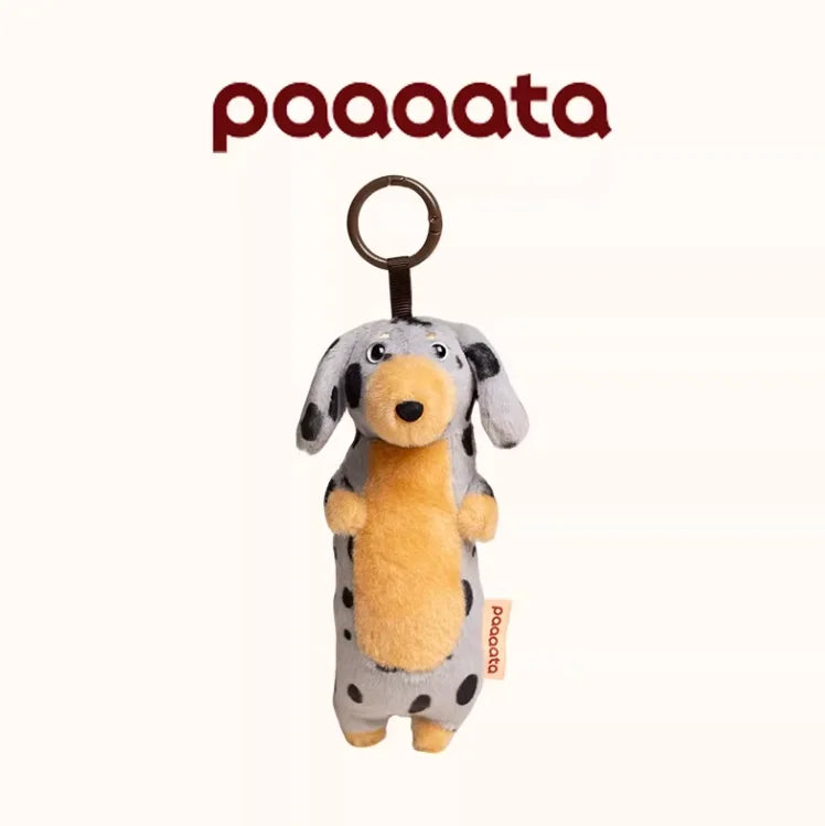 Paaaata Original Dachshund Plush Keychain Wire Haired Long Haired Stuffed Dog Bag Charm Keyring Gift For Pet Lovers And Friends
