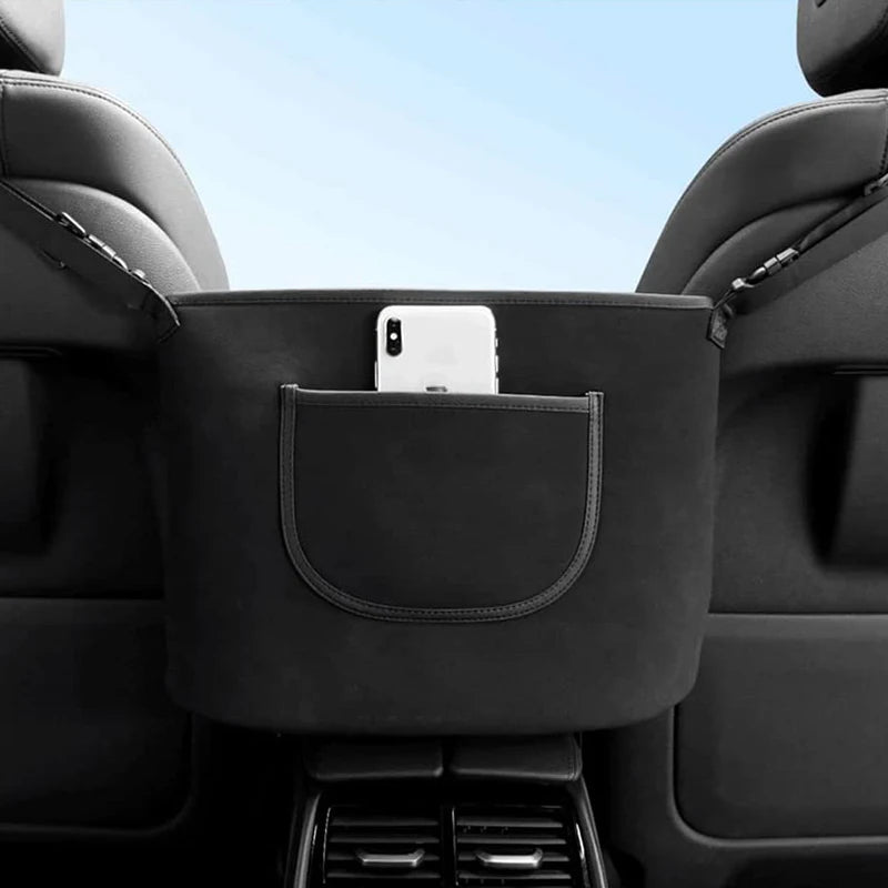 Car Seat Middle Hanging Organizer Multifunction Handbag Holder Storage Bag Car Armrest Hanging Organizer Pocket Phone Storage