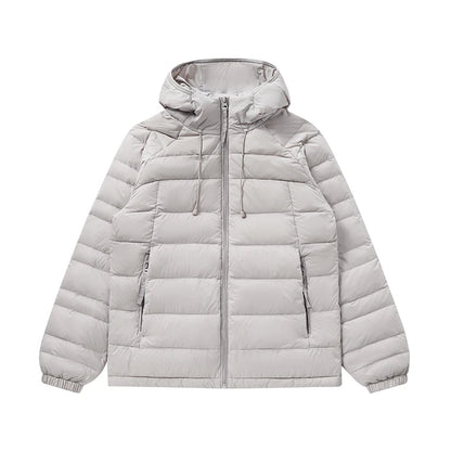 UETEEY Ultra Light Men's Down Jacket 90% White Duck Down Hooded Winter Coat Men 2025 New Autumn Warm Compression Packable