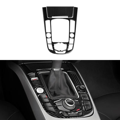 Car Center Console Gear Shift Panel Set, For Audi A4 S4 RS4 A5 S5 RS5 (2007-2016) Carbon Fiber Interior Sticker Trim Accessories