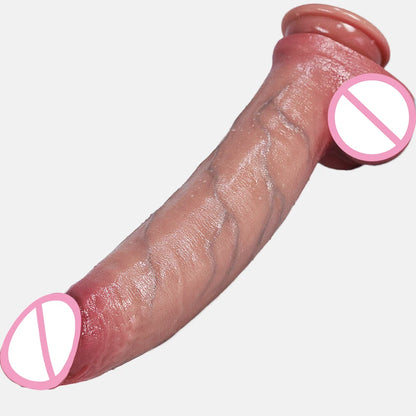 Realistic Veins Soft Silicone Big Dildo Artificial Penis Male Genitals Vaginal Masturbation Suction Cup Dick Woman Anal Sex Toy