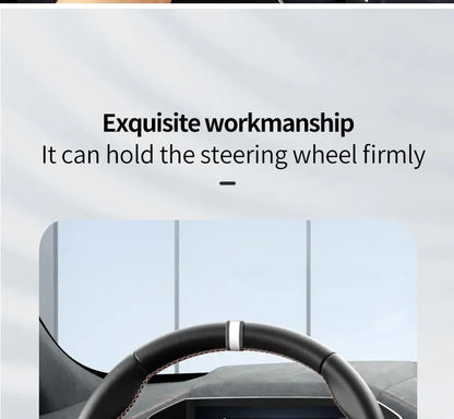 car steering wheel universal return to standard personality creative center line marking supplies Alcantara suede accessories