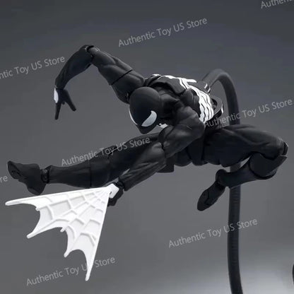 100% Original Mess Toys Spider Man Symbiote Spiderman Messtoys Black Suit Neighbor Scarlet Spider Anime Action Figure Gifts Toys