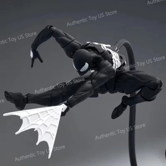 100% Original Mess Toys Spider Man Symbiote Spiderman Messtoys Black Suit Neighbor Scarlet Spider Anime Action Figure Gifts Toys