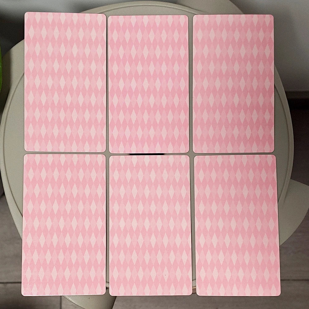 Tinseltown Tarot 12*7cm in Rigid Box Pink Vintage Hollywood Inspired Deck 78 Illustrated Cards