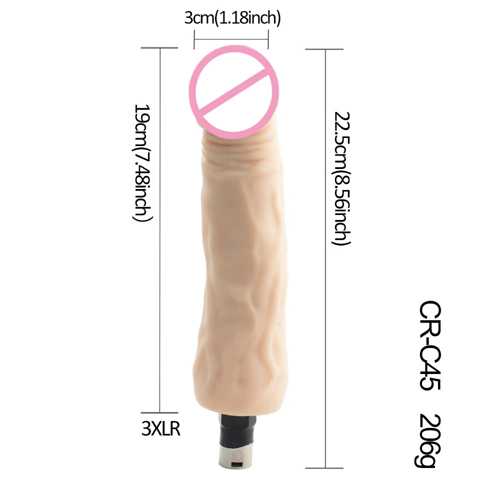 Dildo-Entry-Level Sex Machine A2/F2/F3 Accessories 3XLR Accessories Dildos Suction Cup Sex Products For Women And Men