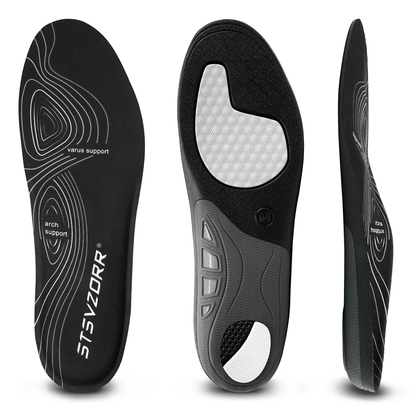iFitna PU Plantar Fasciitis Pain Relief Orthopedic Insole Men Women Sneaker Flat Feet High Arch Support Orthotic Insert Sole