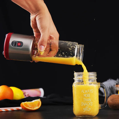 Multifunction Juicers Portable Electric Blender USB Rechargeable Electric Mixer Fruit Orange Milkshake Juice Maker Machine 450M