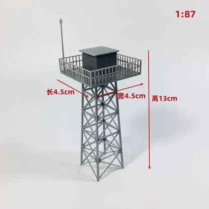 1/64/87 HO Scale Outland Model City Railway Fence Bleachers Benches Scene Model