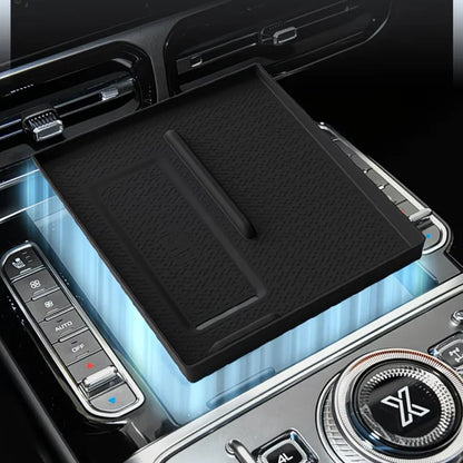 Car Center Console Wireless Charging Pad For CHERY JETOUR G700 Silicone Anti-slip Mat Protective Mat Dustproof Car Accessories