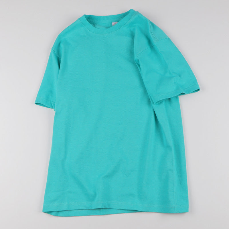 Bornladies 2025 Women's Summer 100% Cotton T-shirt Bottoming Basic Fashionable Solid Lady Short Sleeve Loose Tops Shirts