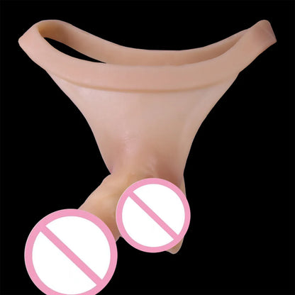 Strap on Dildo For Lesbian Gay Wearable Hollow Solid Penis Sleeves BDSM DICK Dildo Pants Strapon Penis Sex Toys for Couple Woman