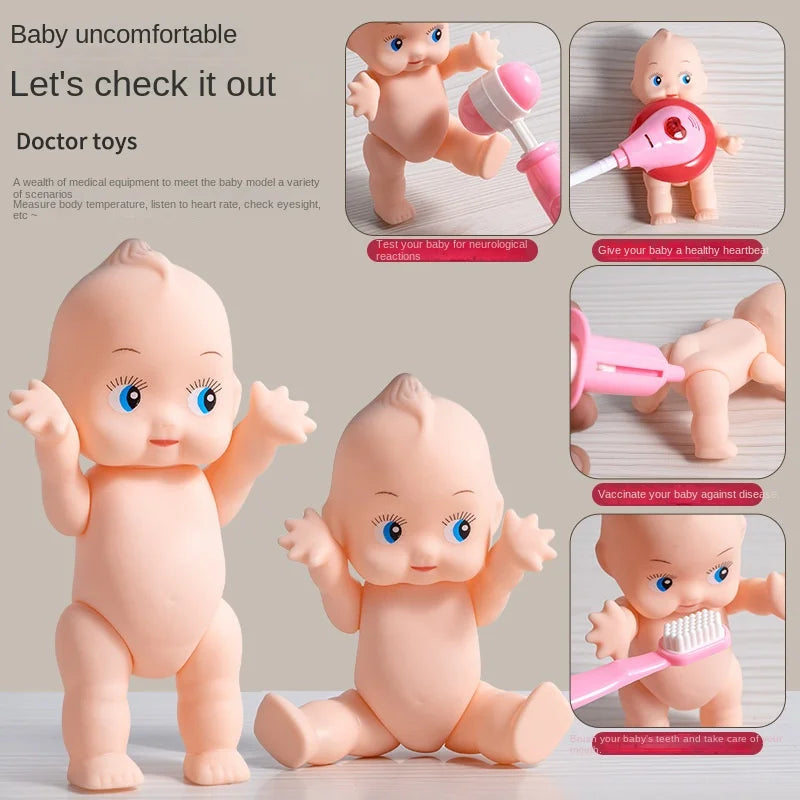 Simulation Doctor Set For Kids Pretend Play Girls Role-playing Games Accessorie Medical Kit Nurse Tools Toys For Children Gift