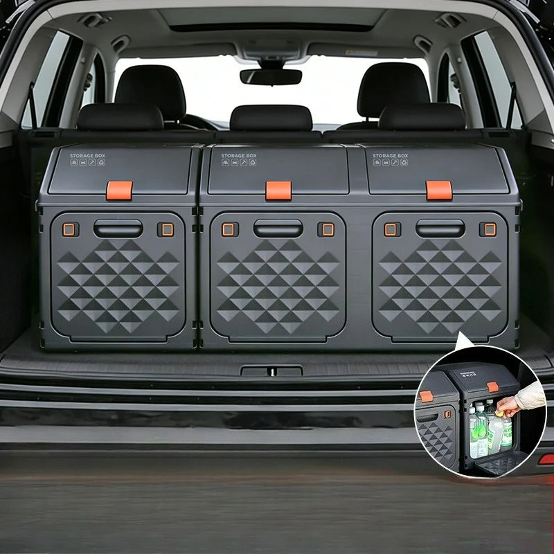 Bevel Car Trunk Storage Box Outdoor Camping Box Foldable Storage Box Camping Finishing Box