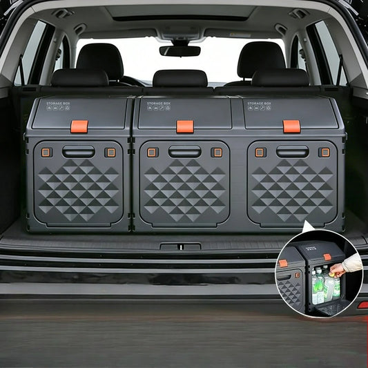 Bevel Car Trunk Storage Box Outdoor Camping Box Foldable Storage Box Camping Finishing Box
