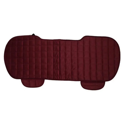 Car Seat Cover Front Rear Flocking Cloth Cushion Non Slide Winter Auto Protector Mat Pad Keep Warm Universal Fit Truck Suv Van