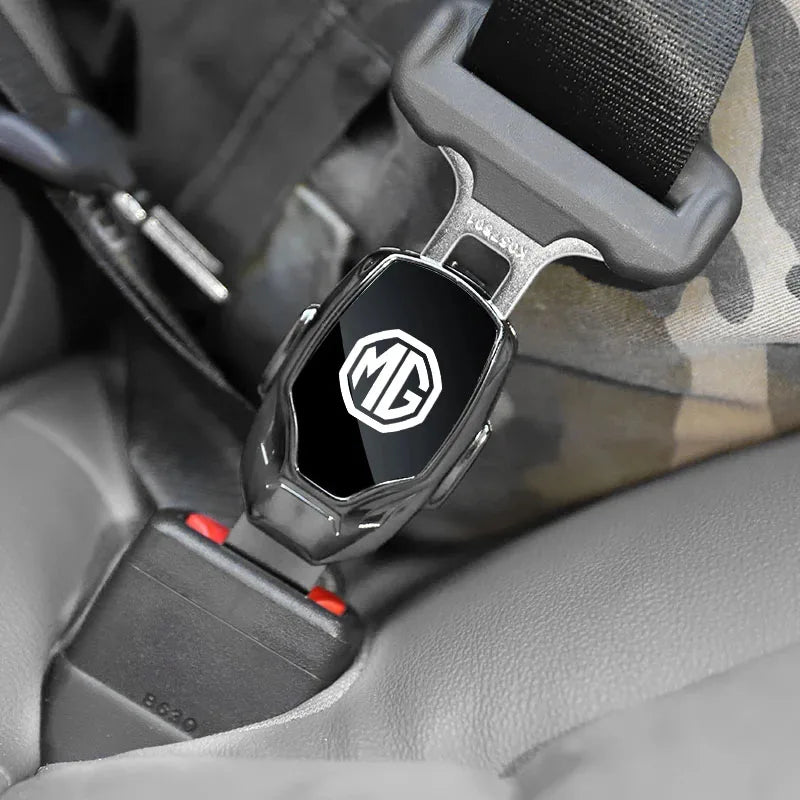 Car Seat Belt Clip Carbon Extender Lock Buckle Plug Interior for MG ZS HS GT HECTOR MG3 MG5 MG6 MG7 Auto Accessories