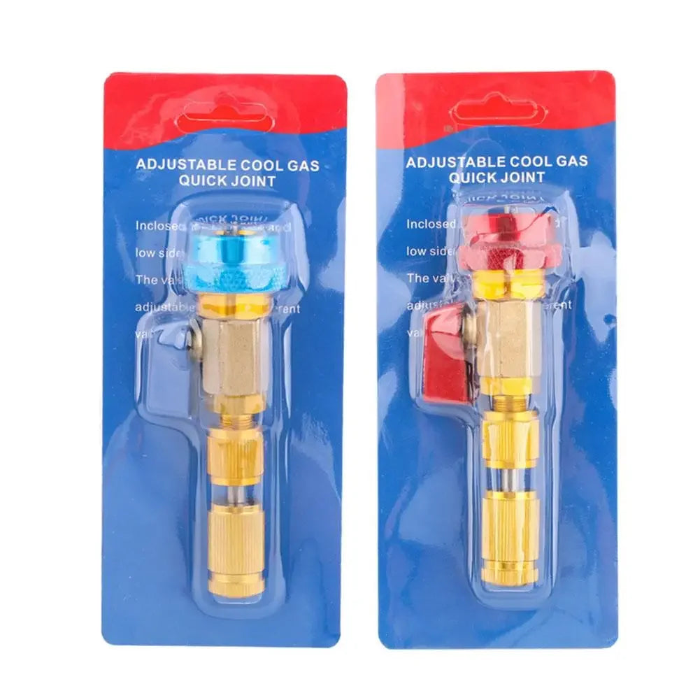 Adjustable A/C Valve Core Puller R134A High Low Pressure Wrench Remover Tool for Car Air Conditioner Repair Quick Removal