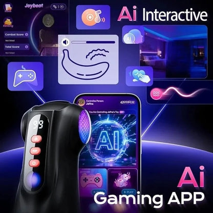 Male Masturbator APP Automatic Masturbation Cup for Men Sucking Deep Throat Realistic Oral Vagina Blowjob Vibrating Sex Machine