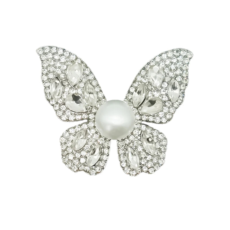 1pcs Metal Shoe Charms Flowers Butterfly Shoe Decorations Perfume Bow Tie White Sandals Pins for Women Girls Favor Gifts