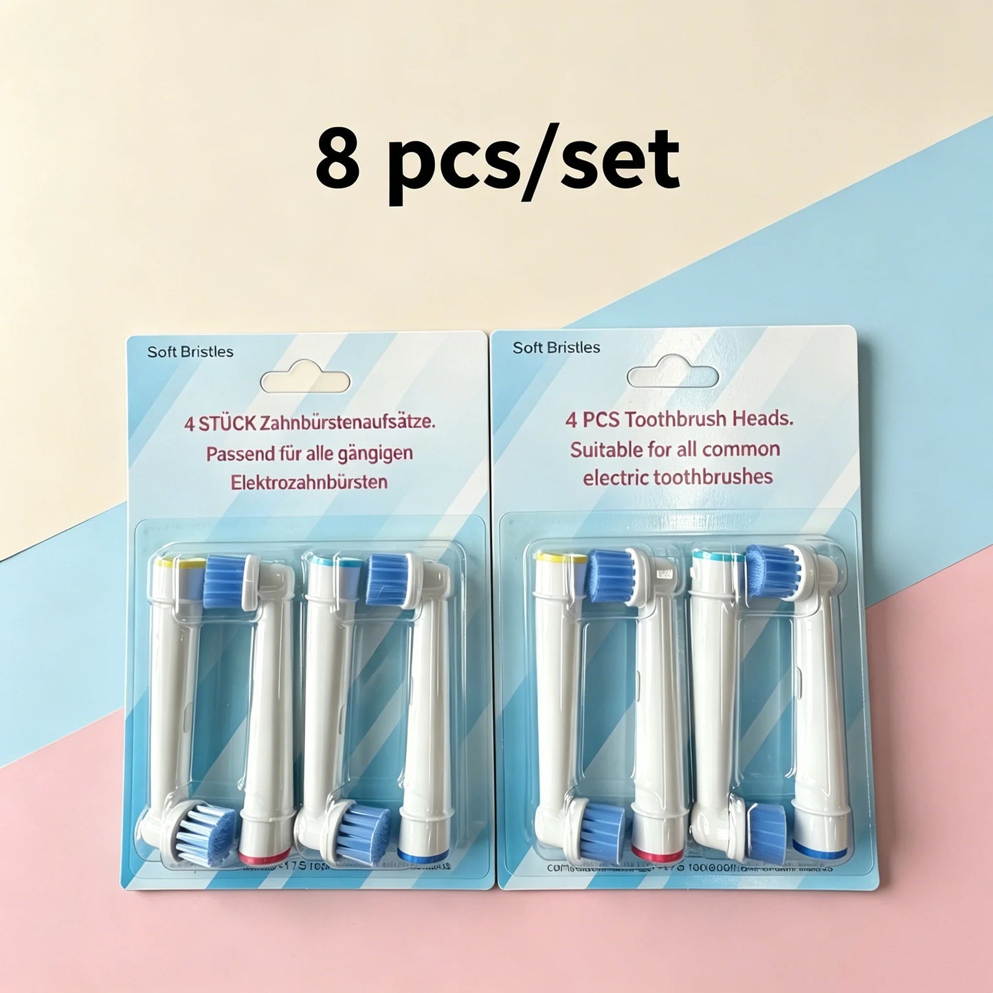 EB-17S 16/8/4pcs Electric Toothbrush Head For Oral B Sensitive Replacement Brush Heads D25 D30 D32 D18 4739 3709 4728