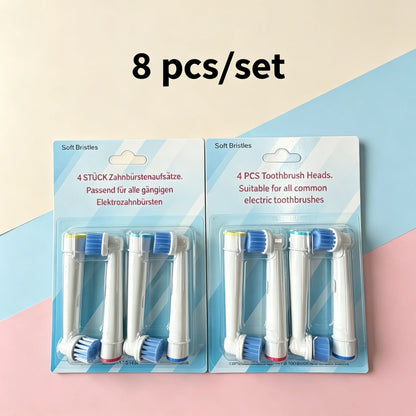 EB-17S 16/8/4pcs Electric Toothbrush Head For Oral B Sensitive Replacement Brush Heads D25 D30 D32 D18 4739 3709 4728