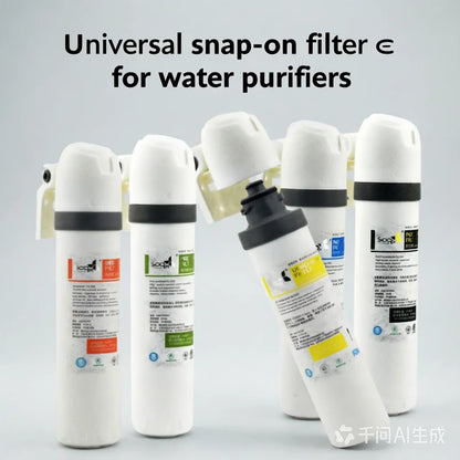 Sooel 10 Inch RO Water Filter Replacement Cartridges - PP Sediment, UDF & CTO Carbon Filters for Reverse Osmosis System Purifier