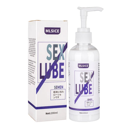 Water-based Semen Lube Anal Lubricant Gel Fist Lubrication For Sex Session 200ML Gay Women Men Lubricants Grease Sex Toy Oil 18