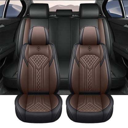 Five-seat universal car seat covers, suitable for all seasons and most vehicles.