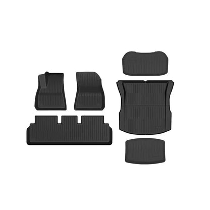 For Tesla New Model 3 Highland 2024-2026 TPE Floor Mats Durable Design Waterproof Luggage Mat Foot Pads Trunk Mats Accessories