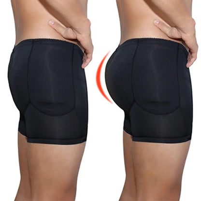 Men's Fake Buttocks Underwear Butt Lift Underpanties Fake Ass Body Shaper Push Up Padded Panties Hip Enhancer Briefs Shorts 6XL